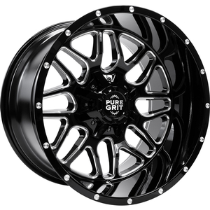 Pure Grit Off-Road - PG102 Drive - Gloss Black Milled
