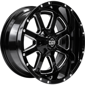 Pure Grit Off-Road - PG101 Grit - Gloss Black Milled