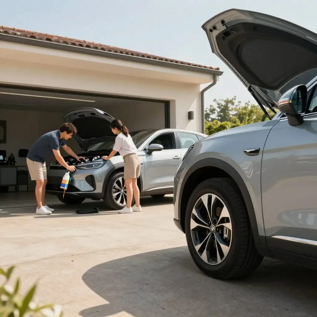 Image de l'article : Comment préparer sa voiture avant un long trajet | Guide complet
