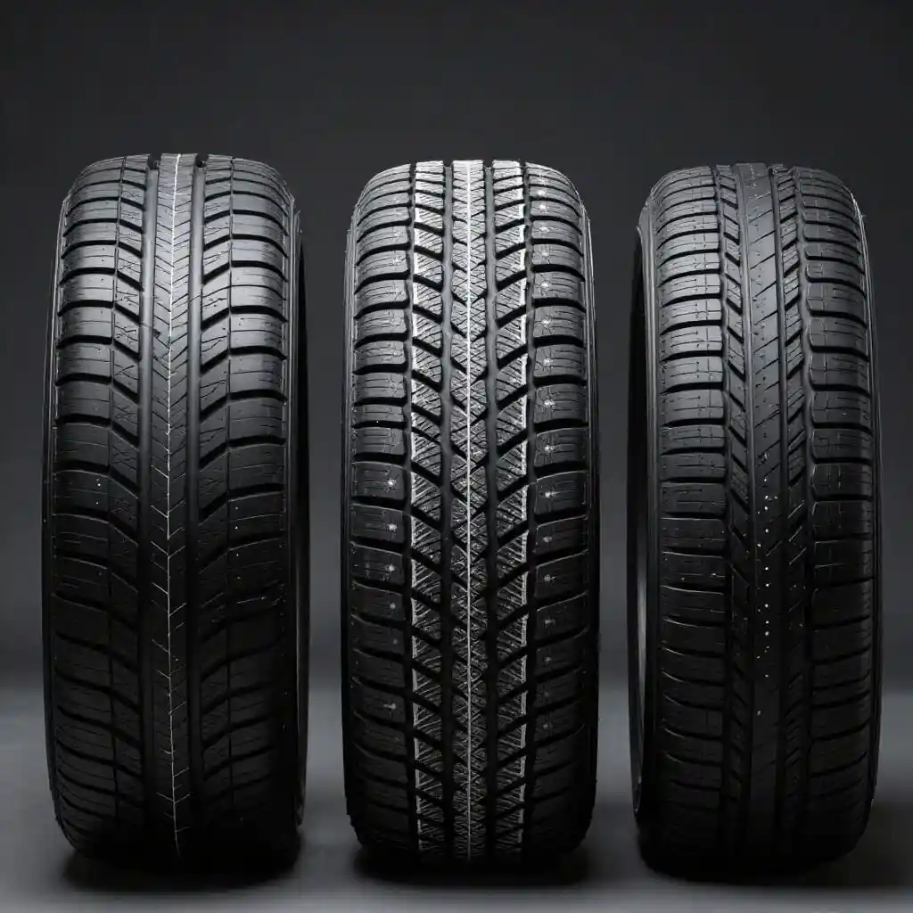 Différents types de pneus automobile été hiver et 4 saisons