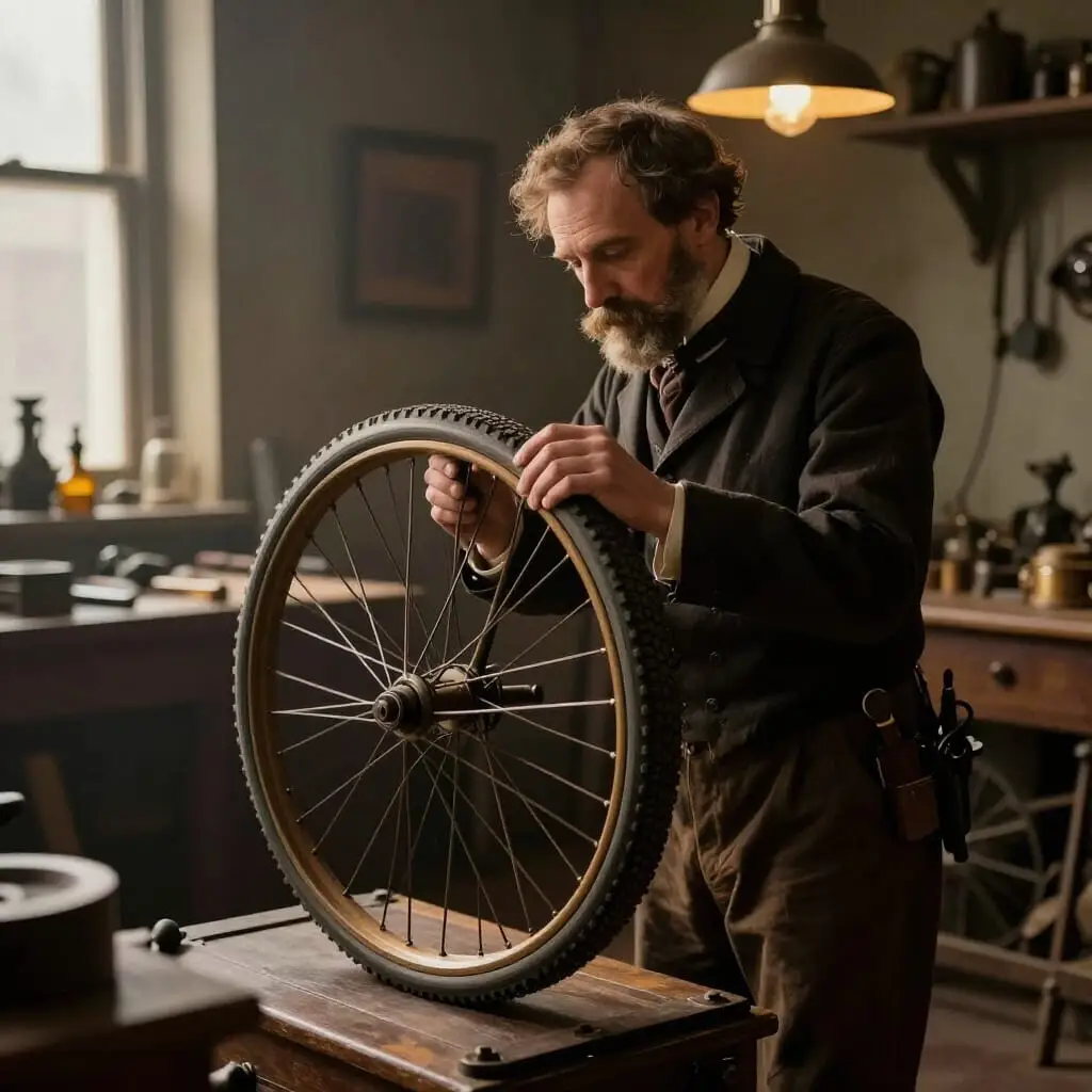 Image de l'article : Qui a inventé le pneu ? Histoire des vrais inventeurs